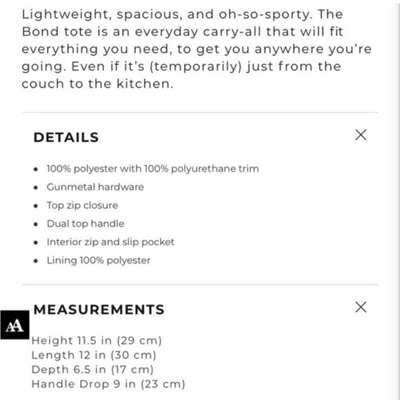 Botkier bond black tote bag zipper top vinyl outer - Picture 12 of 13